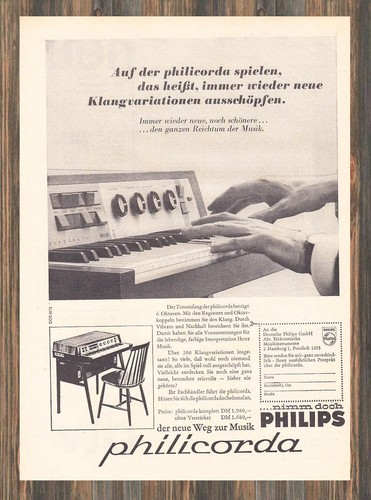 Philips philicorda reklame - philicorda,