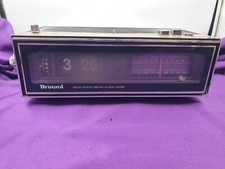 Browni RD-0520 Vintage Klappzahlen Wecker Klappzahlenuhr Flip Clock Radio Uhr