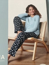 Damen Pyjama Schlafanzug Gr. S