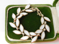 Vintage Weiß Plastik Blätter