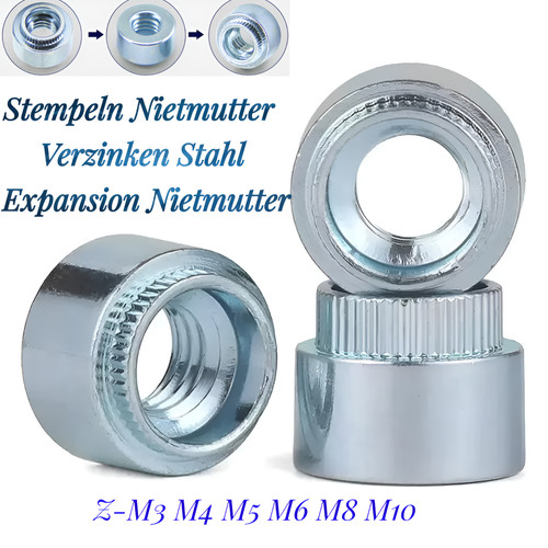 Stempeln nietmutter m4 m5 - nietmutter,
