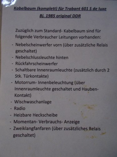 Elektrik kompletter kabelbaum - elektrik,