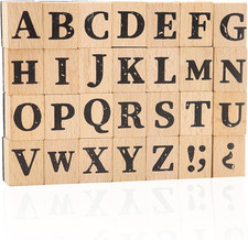 Stück holz alphabet - 28,