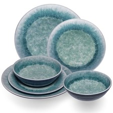 Melamin Geschirr Set Türkis