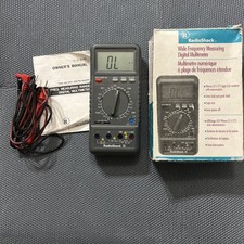 Boxed Complete RadioShack Wide Frequency Multimeter 22-7220 Working