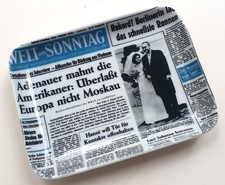 WELT am SONNTAG Zahlteller Aschenbecher Werbung 60er Rosenthal Porzellan wie neu