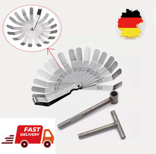 Motorrad Motor Ventil Einstellwerkzeug Ventilspiel Fühlerlehre + Wrench Neu