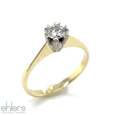 Brillantring Gold Solitär