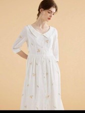 Simple Retro Kleid mit Blume
