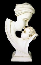 Figur Handarbeit aus Mexiko ****  Mutter mit BABY Kind  27,5cm hoch *****