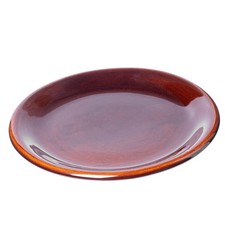 KADAX Teller aus Ton mit Keramikschicht, Speiseteller, Klein