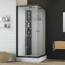 MAW Geo Fix Komplettdusche, Komplettkabine, Eckeinstieg 90 x 90 x 215 cm TOP