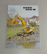 Prospekt / Broschüre Eder 400