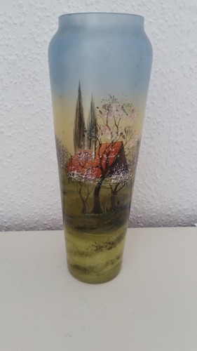 Antike jugenstil vase glas - antike,