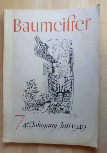 Zeitschrift baumeister 1949 - zeitschrift,