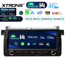 XTRONS 8.8" Android 14 Autoradio 4+64GB GPS Gyroscope DSP für BMW E46 M3 Rover75