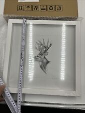 3d bilderrahmen Weiß 33x33cm Doppelpack-Aktion