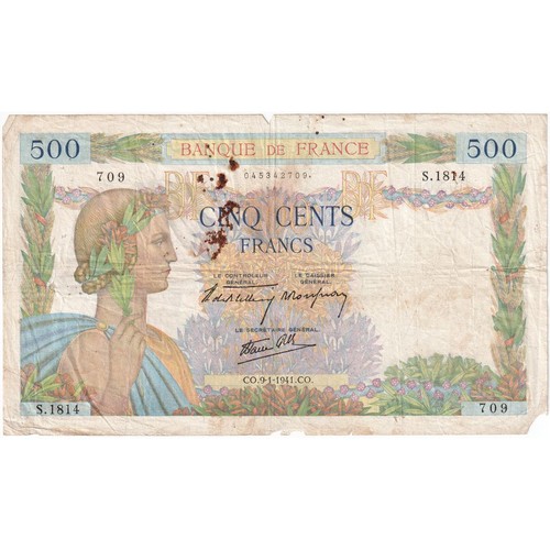 Frankreich 500 francs - frankreich,, la