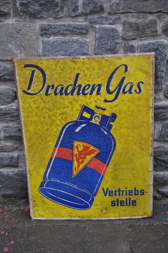 Altes blechschild 50er - altes,