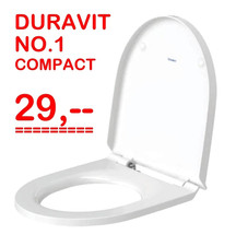 WC - SITZ ! DURAVIT NO.1 COMPACT ! VON OBEN MONTIERBAR ! ABNEHMBAR ! FABRIKNEU !