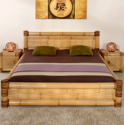 Bambusbett 180x200 karimun - bambusbett,
