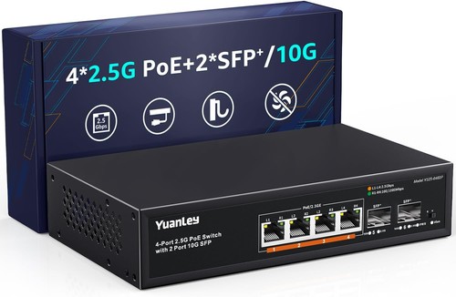Poe switch 4x2 5g - 2,5g,