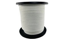 OVERMANN Kordel Seilrad-Ø 4 mm weiß feste Flechtung mit Seele