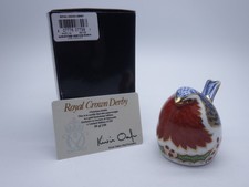 ROYAL CROWN DERBY GOVIER'S LIMITED EDITION CHRISTMAS ROBIN BRIEFBESCHWERER