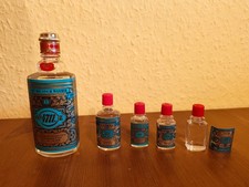 Sehr alter Flakon 4711 Echt Kölnisch Wasser 50ml + 4 Miniaturen MIT INHALT