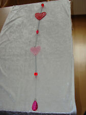 Fensterdeko Suncatcher Glasmobile, Deko Fenster/ Wand Hänger ca. 83cm lang Neu