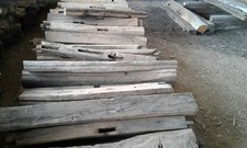 Eichenbalken, antik, Fachwerk