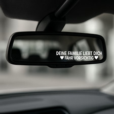 Aufkleber Autospiegel DEINE