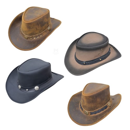 Cowboy western style lederhut - cowboy,