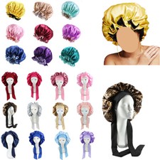 Satin Bonnet Haare Bonnet Seidenhaube Schlafmütze Jumbo Size Sleeping