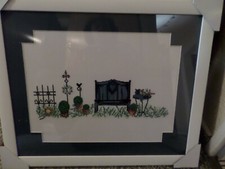 Kreuzstich-Bild "Friesenbank"