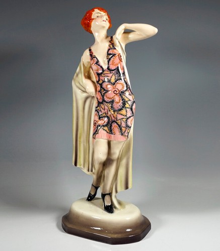 Goldscheider figur tänzerin - figur,