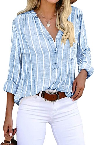 Damen langarmshirt streifen - damen,