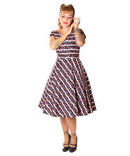 SugarShock Ninive Cupcake Macarons 50er repro Petticoat Rockabilly Kleid