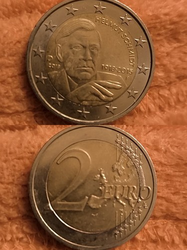 Euro münze helmut schmidt - münze,