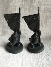 GW Herr der Ringe Tabletop - 1 Standartenträger der Zwerge (grundiert)