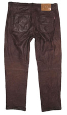 / H.I.S / Herren- LEDERJEANS /