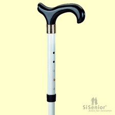 Faltstock für Blinde weiß