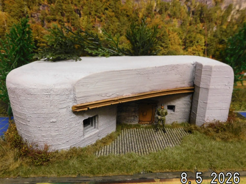 Großer bunker - 1:72,