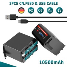 2× NP-F980 Akku Für Sony