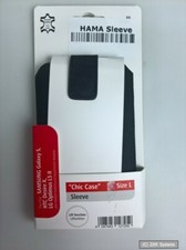 Hama Handy Sleeve Handy Tasche Hülle CHIC CASE Size L Black für Samsung Galaxy S