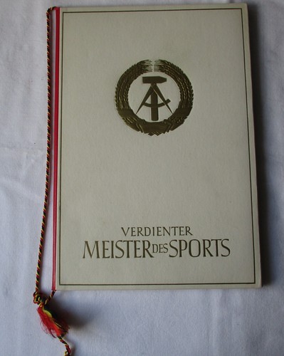 Ddr urkunde verdienter - ddr,