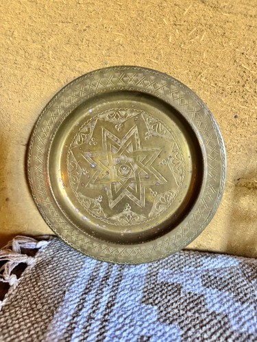 Messingteller orientalisch - messingteller,