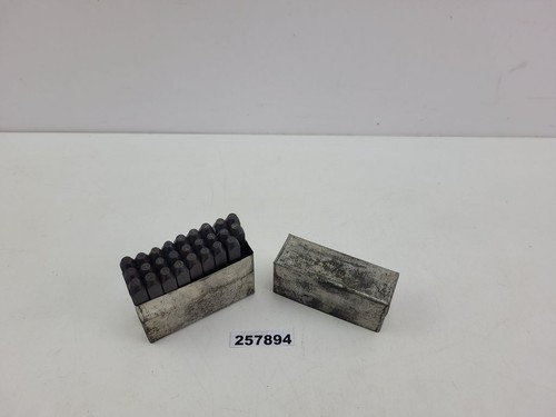 Schlagbuchstaben 5mm alt - a-z, 2,5mm