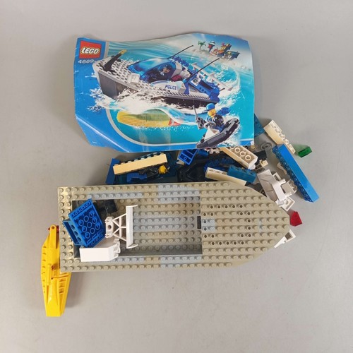 Lego polizei schnellboot 4669 - polizei-schnellboot,