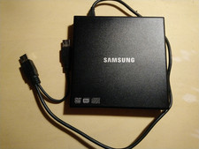 SAMSUNG EXTERNAL DVD WRITER SE-S084 SLIM, Gehäusefarbe schwarz,m.Kabel,GEBRAUCHT